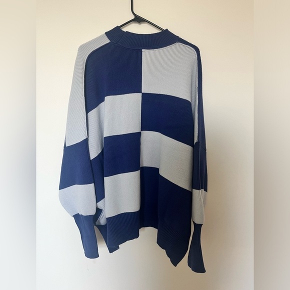 Free People Checker Easy Street Tunic Sweater - Picture 7 of 12